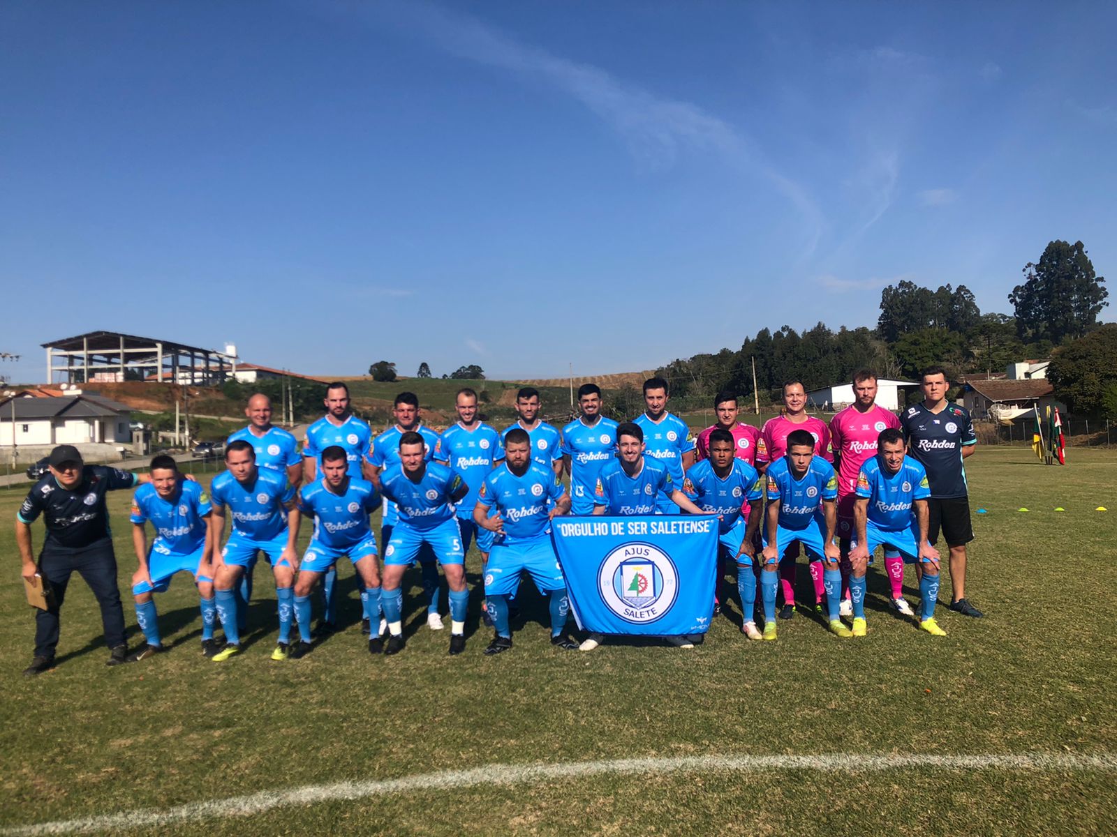 Após vários anos, time AJUS de Salete volta a disputar a Liga Riosulense de futebol