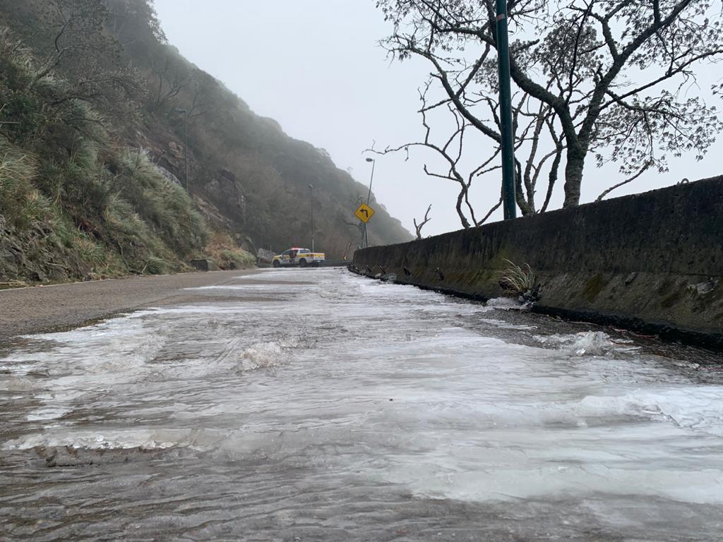 Autoridades alertam para o congelamento de pistas na Serra Catarinense; confira a previsão