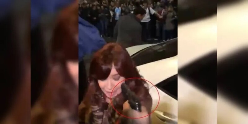 Brasileiro tenta atirar em Cristina Kirchner na Argentina e é preso; veja vídeo