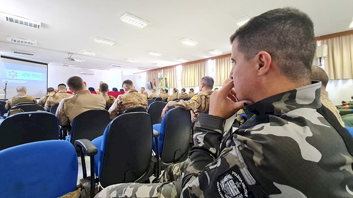 Polícia Militar de SC realiza encontro técnico de atendimento pré-hospitalar tático
