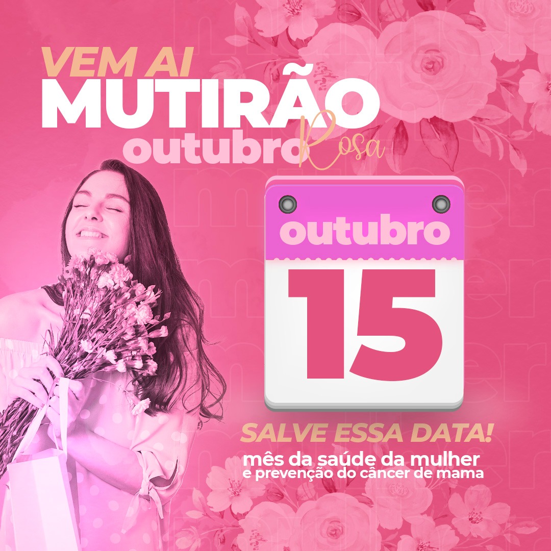 Saúde da Mulher: Mutirão Outubro Rosa será realizado neste Sábado (15) em Taió