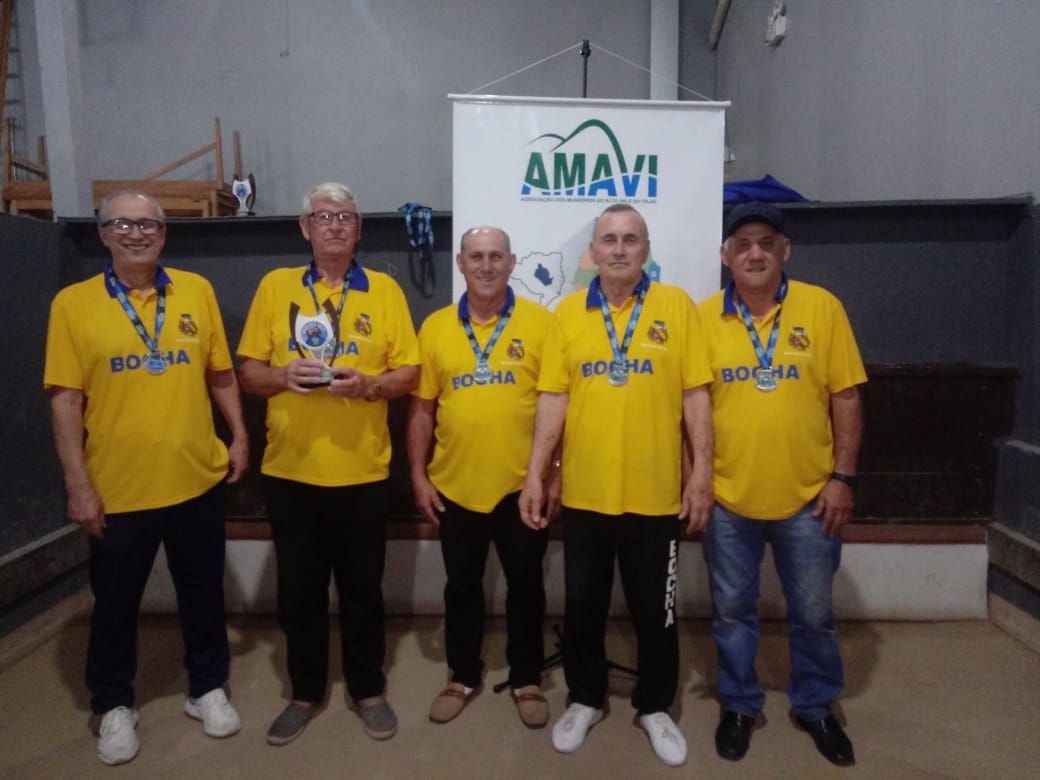 Equipe de Bocha Rafa Vollo de Taió é vice-campeã do 10º Campeonato JIMAVI