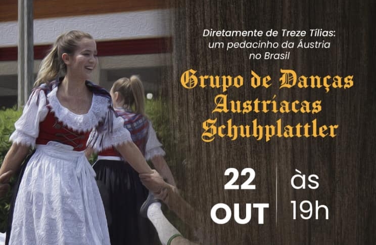 Grupo de Danças Austríacas se apresenta no sábado em Agrolândia