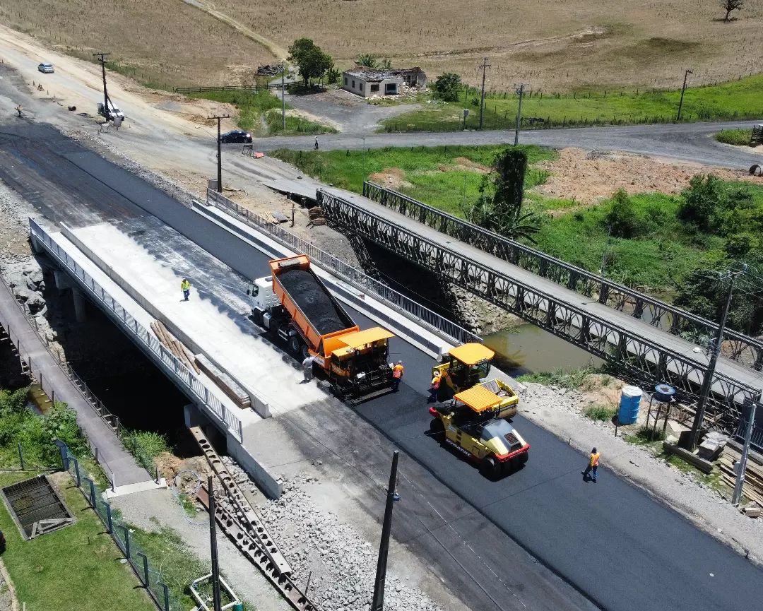 Nova ponte na BR-470 em Pouso Redondo será liberada para passagem neste sábado (26)