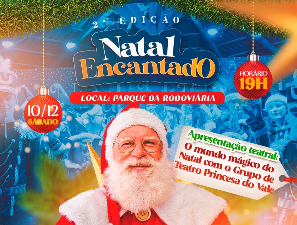 Rio do Campo realizará o 2º Natal Encantado no próximo sábado (10)