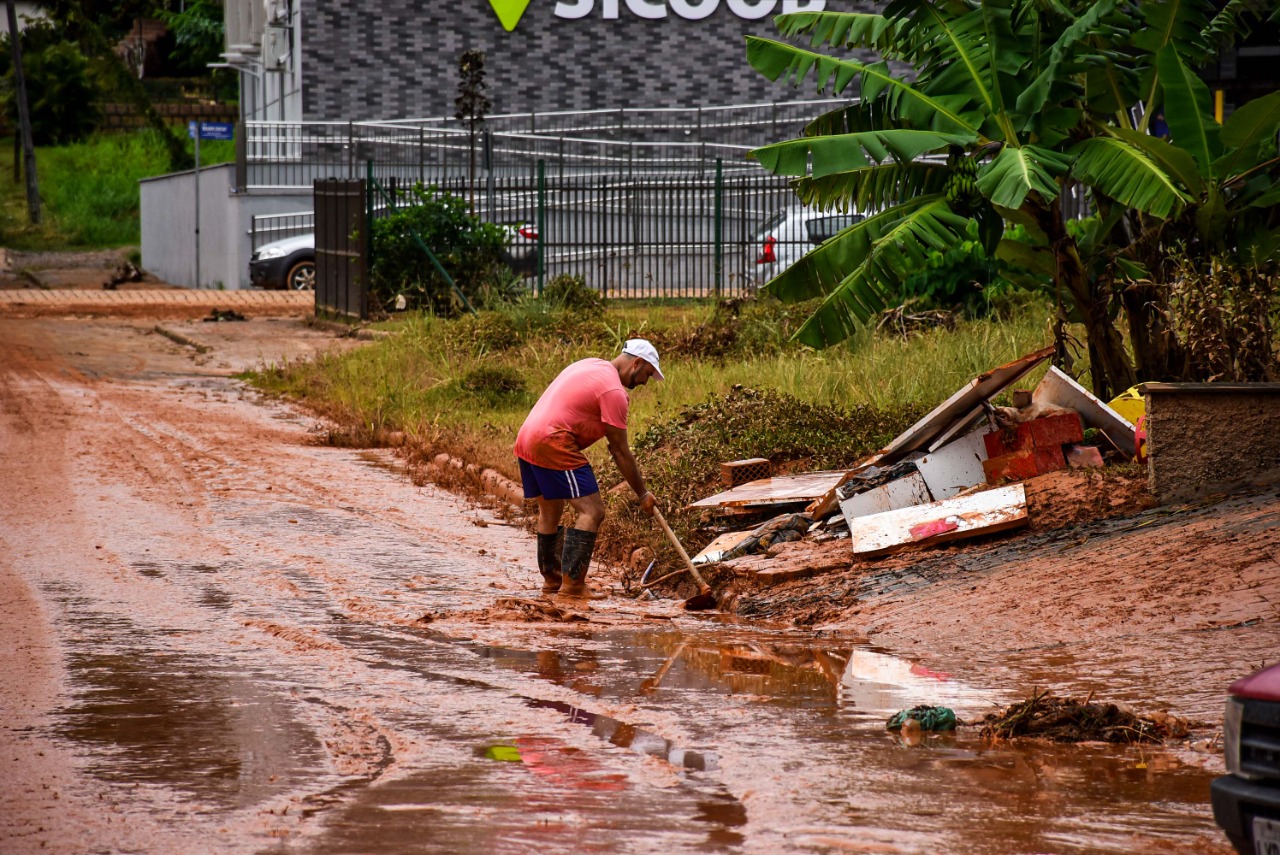 Ascurra segue contabilizando os danos causados pelas chuvas
