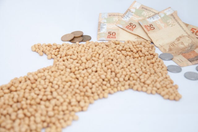 Alta do dólar impulsiona preços da soja disponível no Brasil
