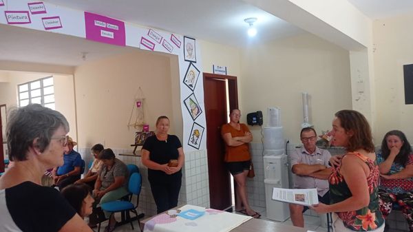 Grupo de usuários de medicamentos controlados do Rio da Prata – Rio do Campo conhecem a arteterapia