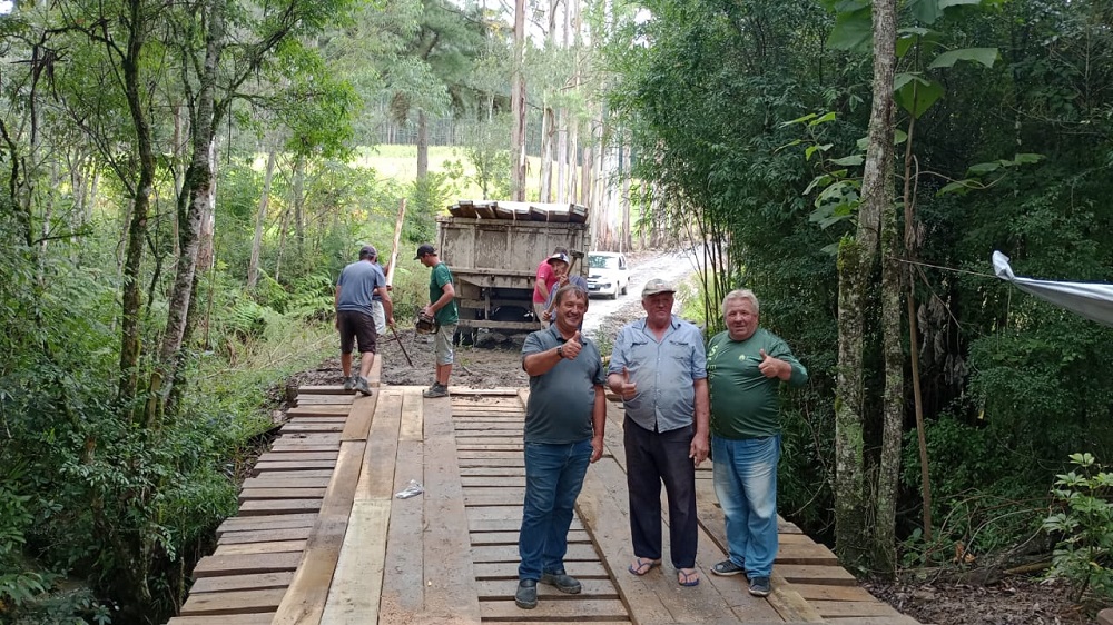 Mais duas pontes são recuperadas no Alto Rio do Campo