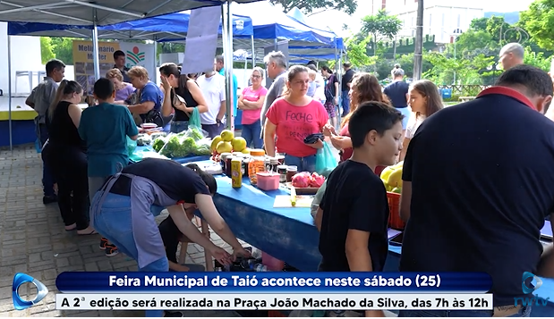 REPORTAGEM: Feira Municipal de Taió acontece neste sábado (25)