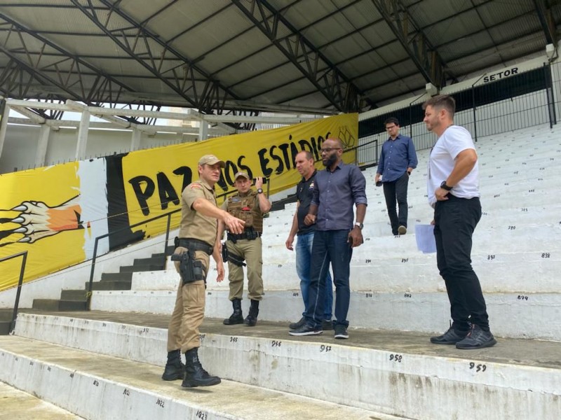 Policiamento é reforçado para o primeiro jogo da final do Campeonato Catarinense