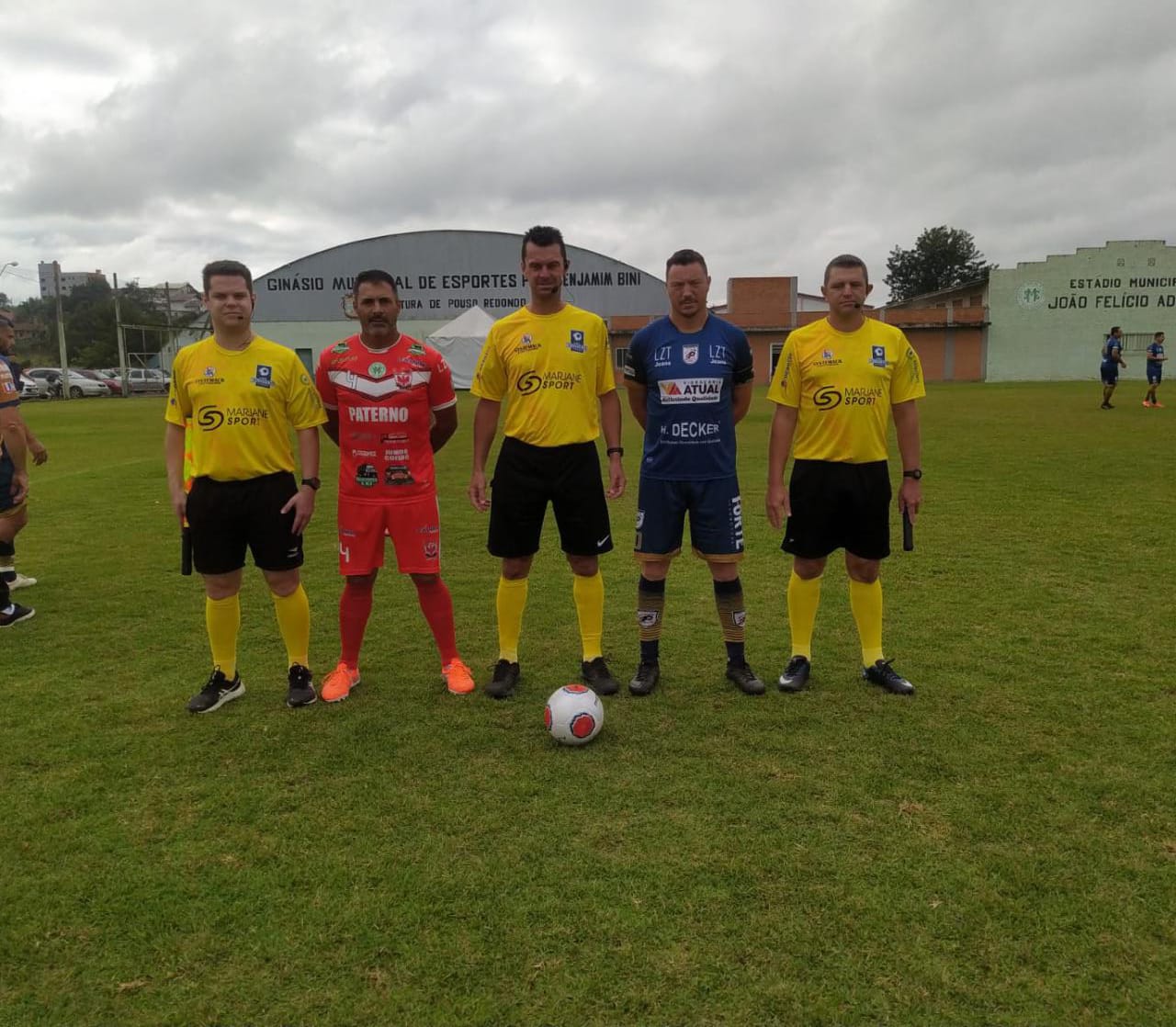 Três jogos foram realizados pela categoria dos Veteranos da Liga Riosulense de Futebol