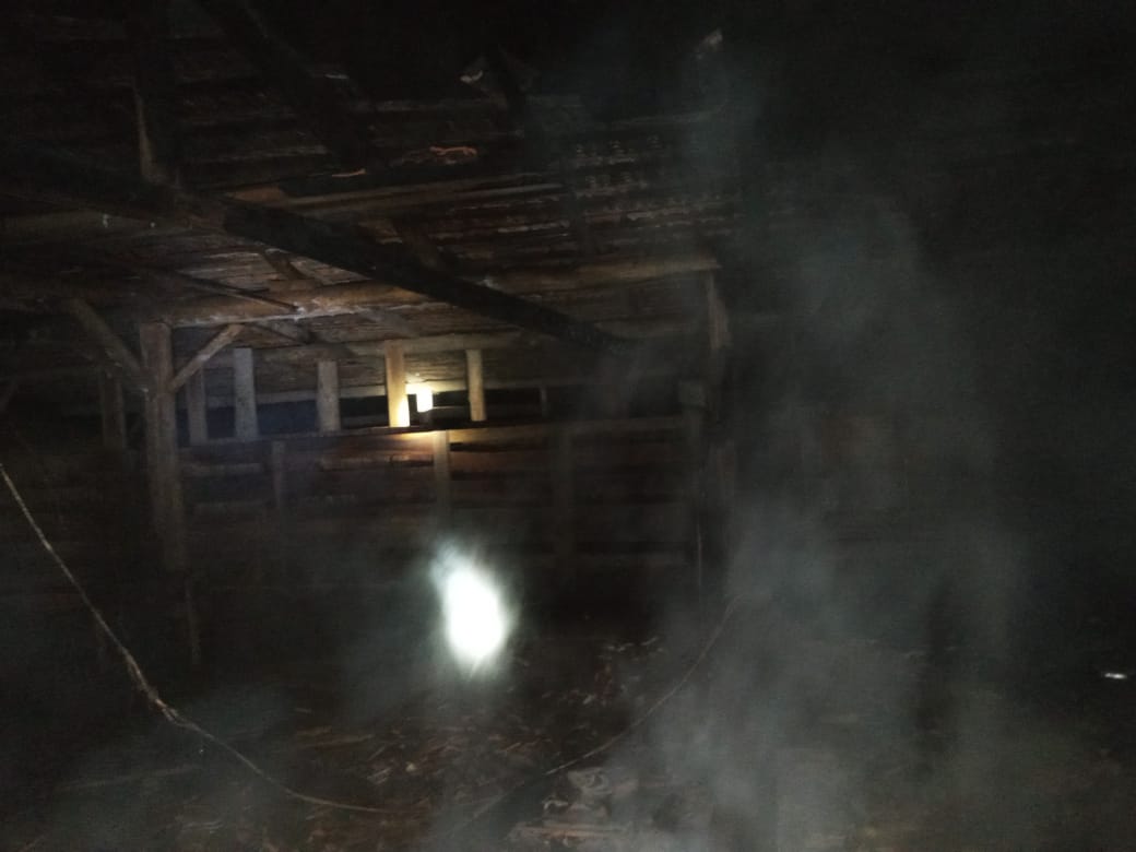 Incêndio atinge estábulo em propriedade no interior de Agronômica