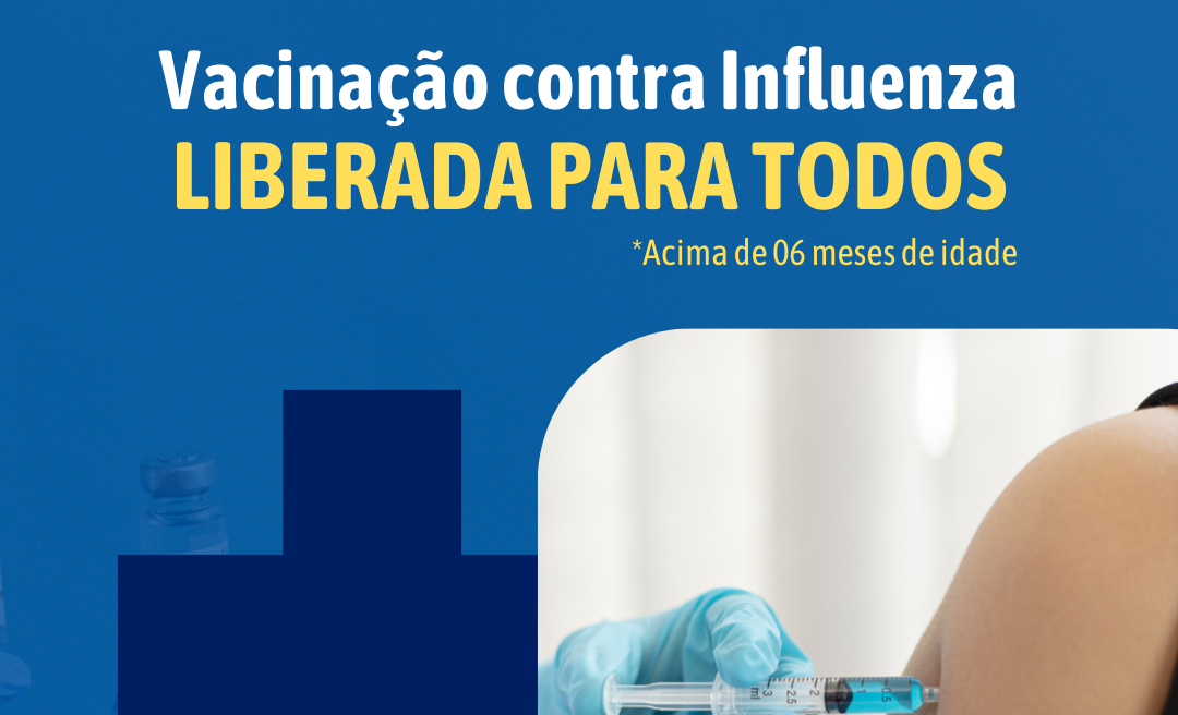 Vacina contra a gripe é liberada para maiores de 06 meses de idade em Rio do Campo