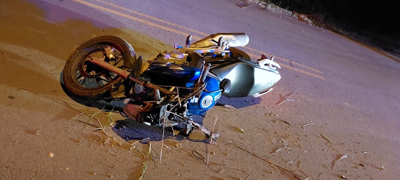 Motociclista fica gravemente ferido após acidente no Alto Vale