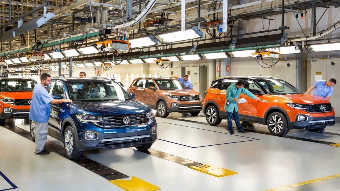 Volkswagen reduz produção de veículos