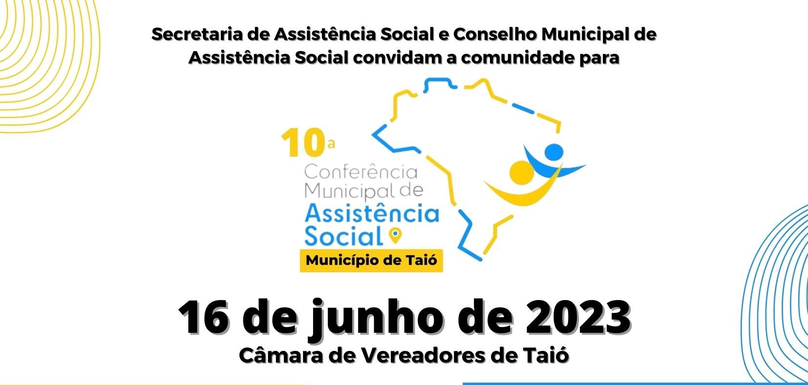 X Conferência Municipal de Assistência Social acontecerá em junho em Taió