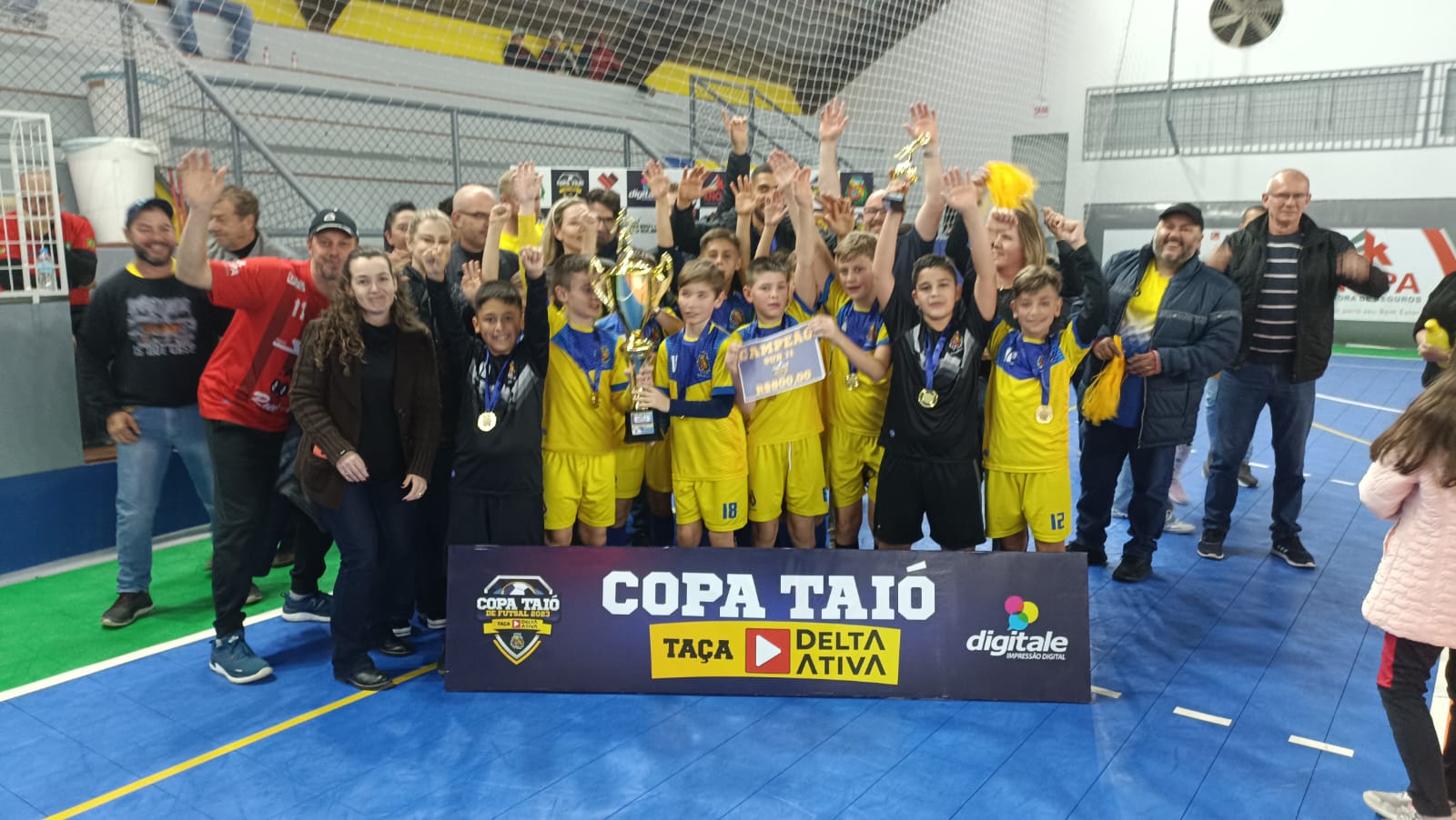 CME Taió vence Rodeio Futsal e é campeão da categoria Sub-11 da Copa Taió de Futsal