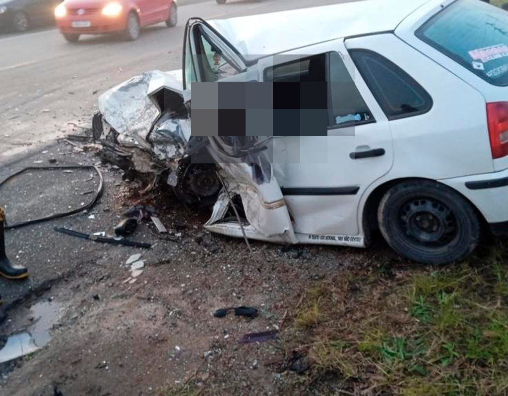 Motorista morre após grave acidente na SC-110 em Lontras