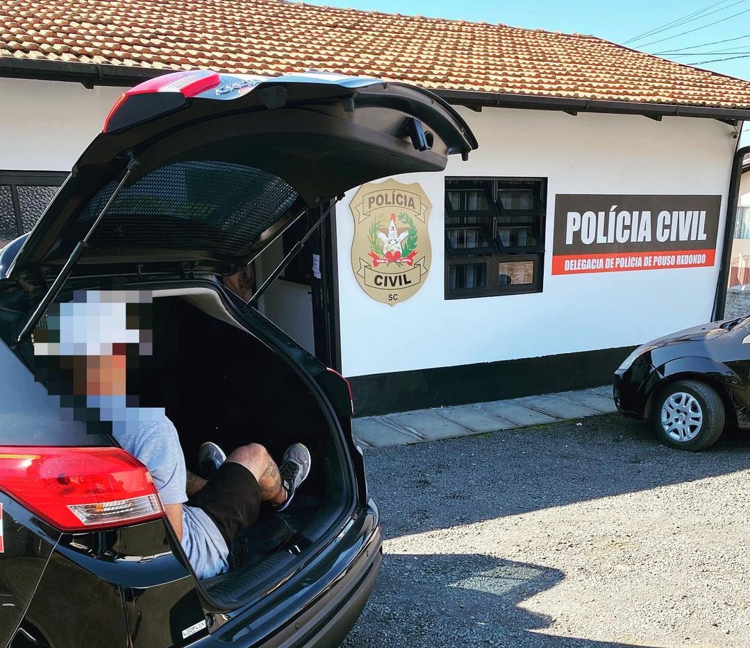 Polícia Civil de SC prende membro de organização criminosa em Pouso Redondo