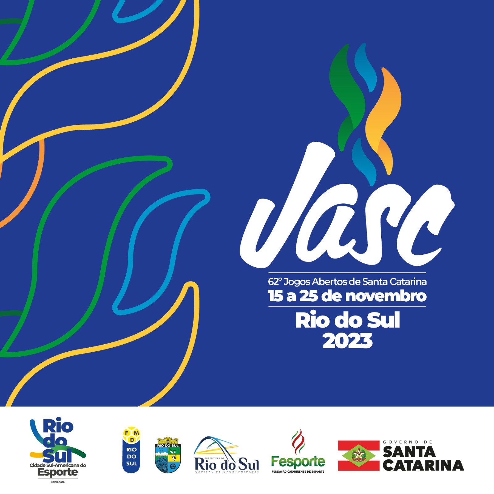 Comitê Organizador dos Jogos Abertos de Santa Catarina divulga logomarca do evento