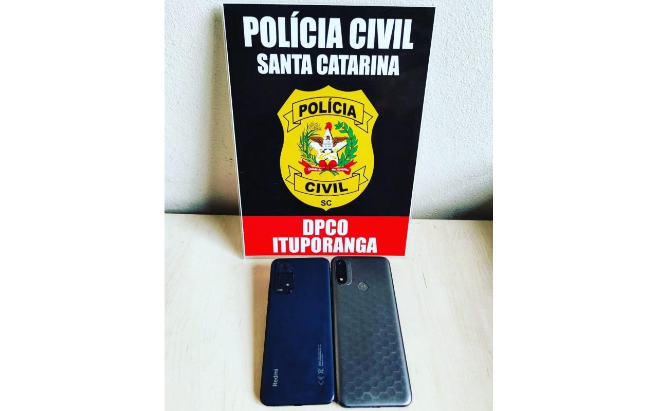 Polícia Civil de Ituporanga recupera mais dois smartphones na Bahia