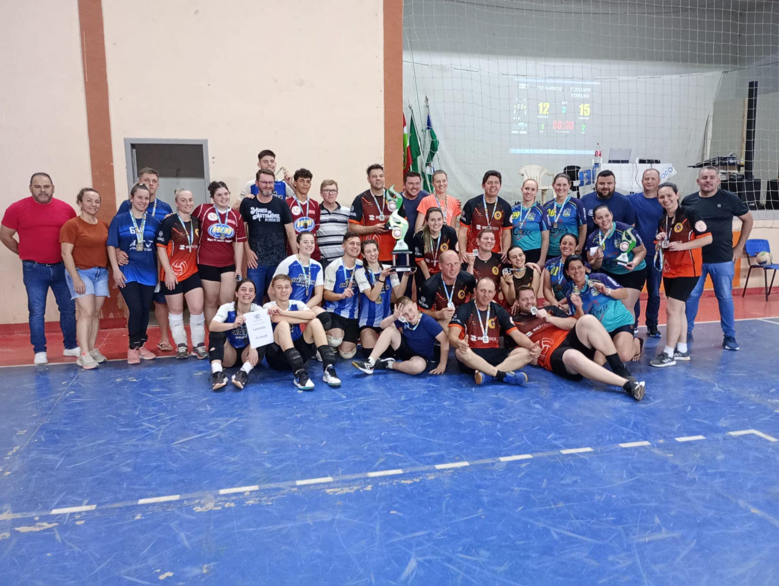 1° Festival de voleibol misto é realizado em Rio do Campo