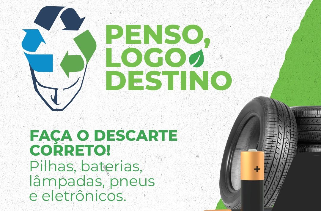 Prefeitura de Taió adere ao programa “Penso, Logo Destino” com objetivo envolver a população ao descarte correto de resíduos sólidos