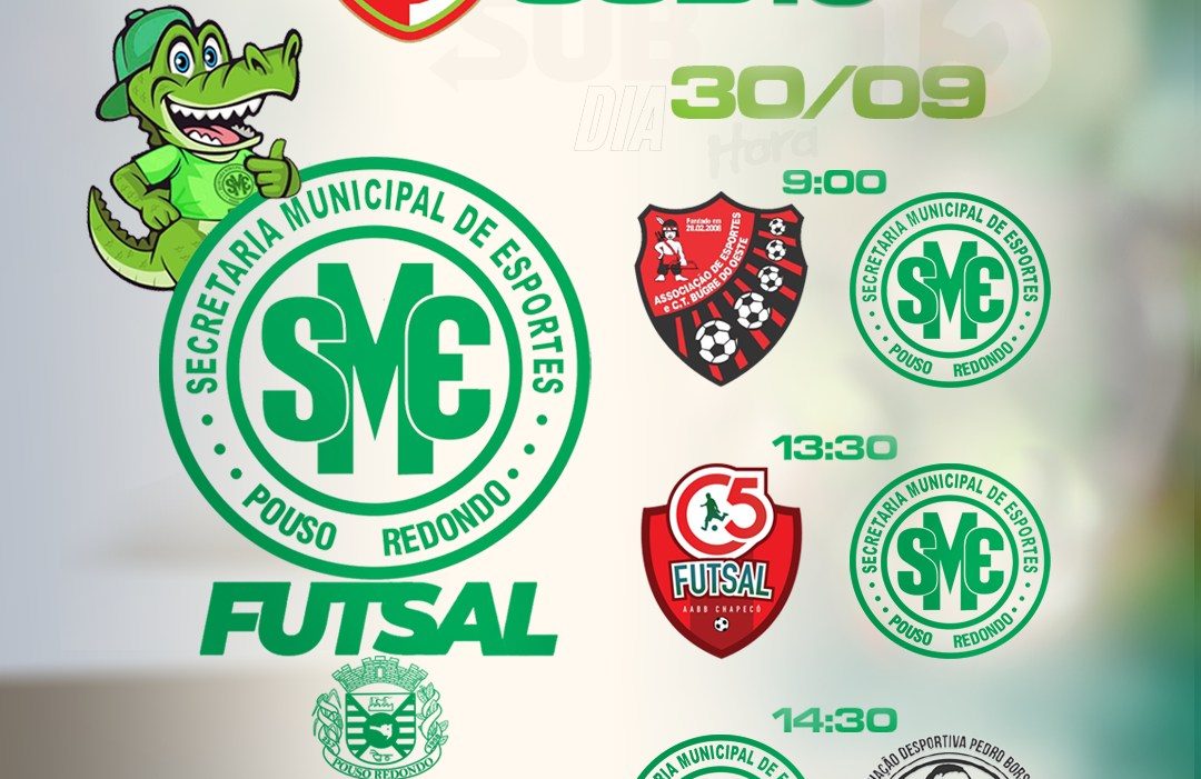 Sub-13 da SME Pouso Redondo vai a São Miguel do Oeste para disputa da Liga Catarinense neste sábado