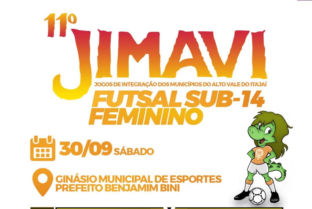 Pouso Redondo sedia neste sábado os jogos sub-14 feminino da JMAVI
