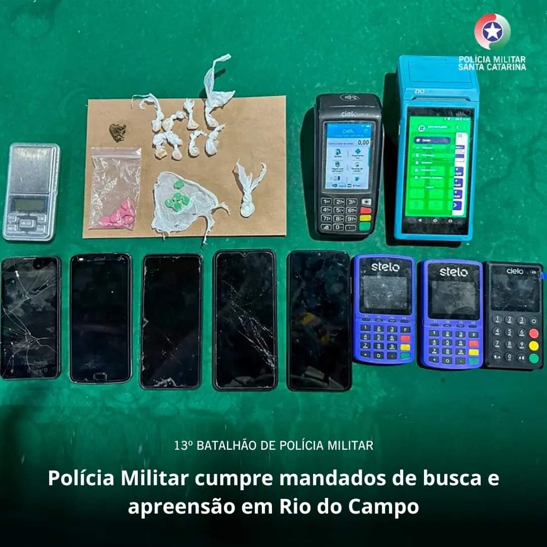 Polícia Militar prende quatro pessoas em Rio do Campo