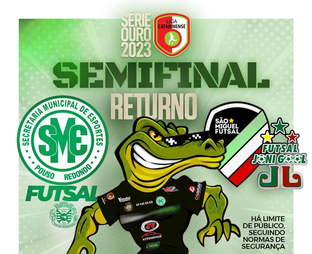 Pouso Redondo joga em casa contra o Futsal São Miguel neste sábado (21), pelas semifinais do returno da Liga Catarinense