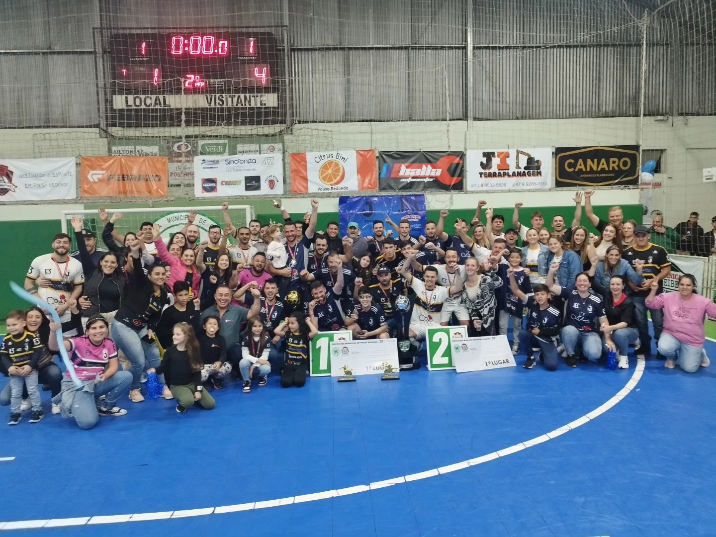 Jec/Sijil/Transportes Simplício é o grande campeão do Campeonato Municipal de Futsal de Pouso Redondo