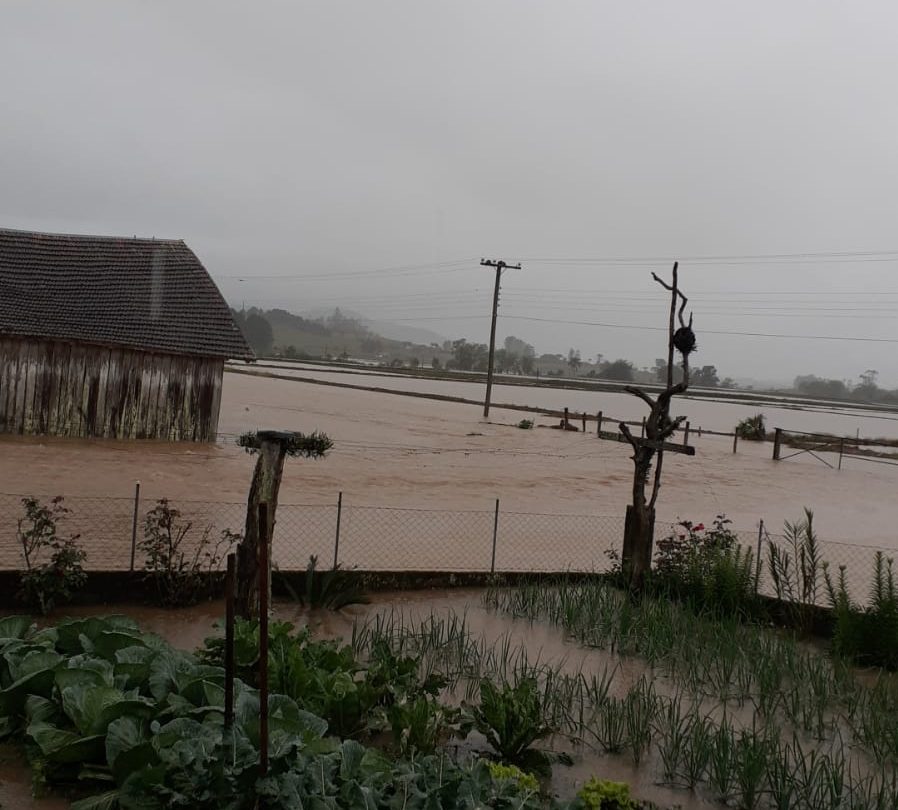 Acumulado de chuva no mês de outubro em Mirim Doce é o maior do sul do Brasil