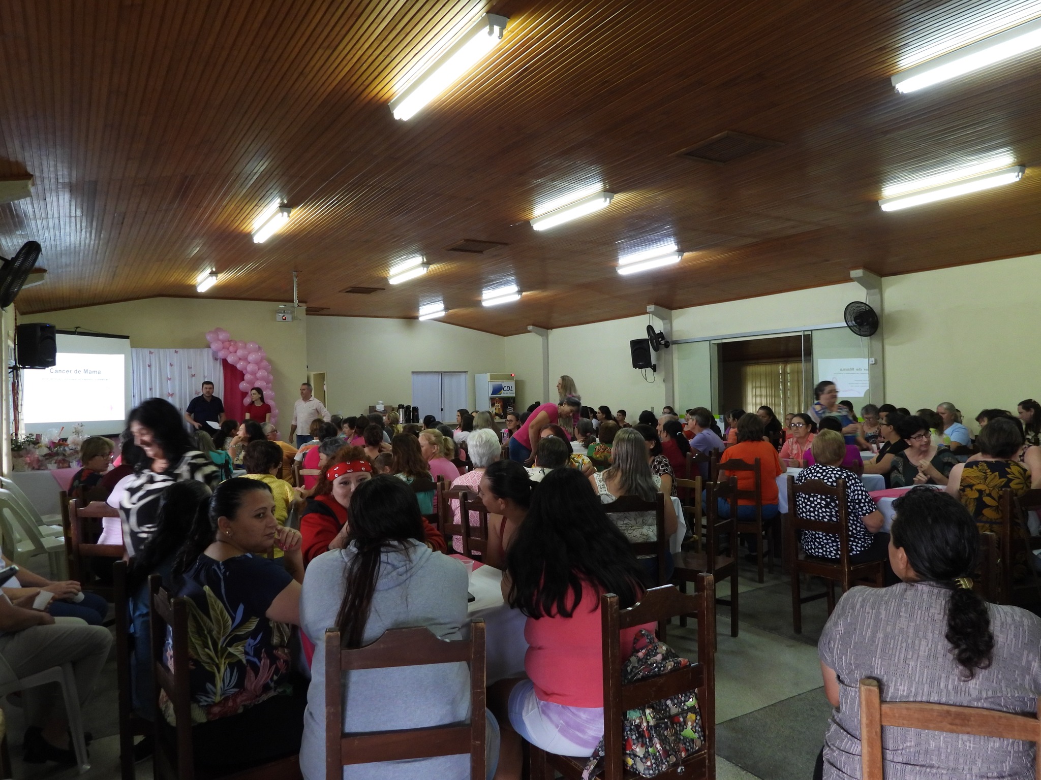 Realizada palestra sobre prevenção do câncer de mama em Rio do Campo