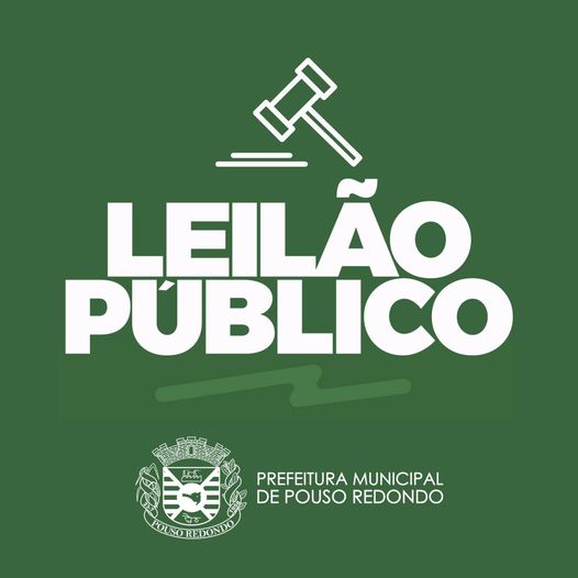 Prefeitura de Pouso Redondo realizará leilão público de bens móveis