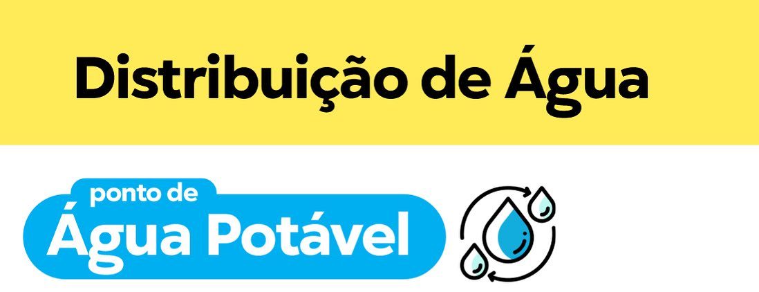 Confira os pontos de distribuição de água potável em Pouso Redondo