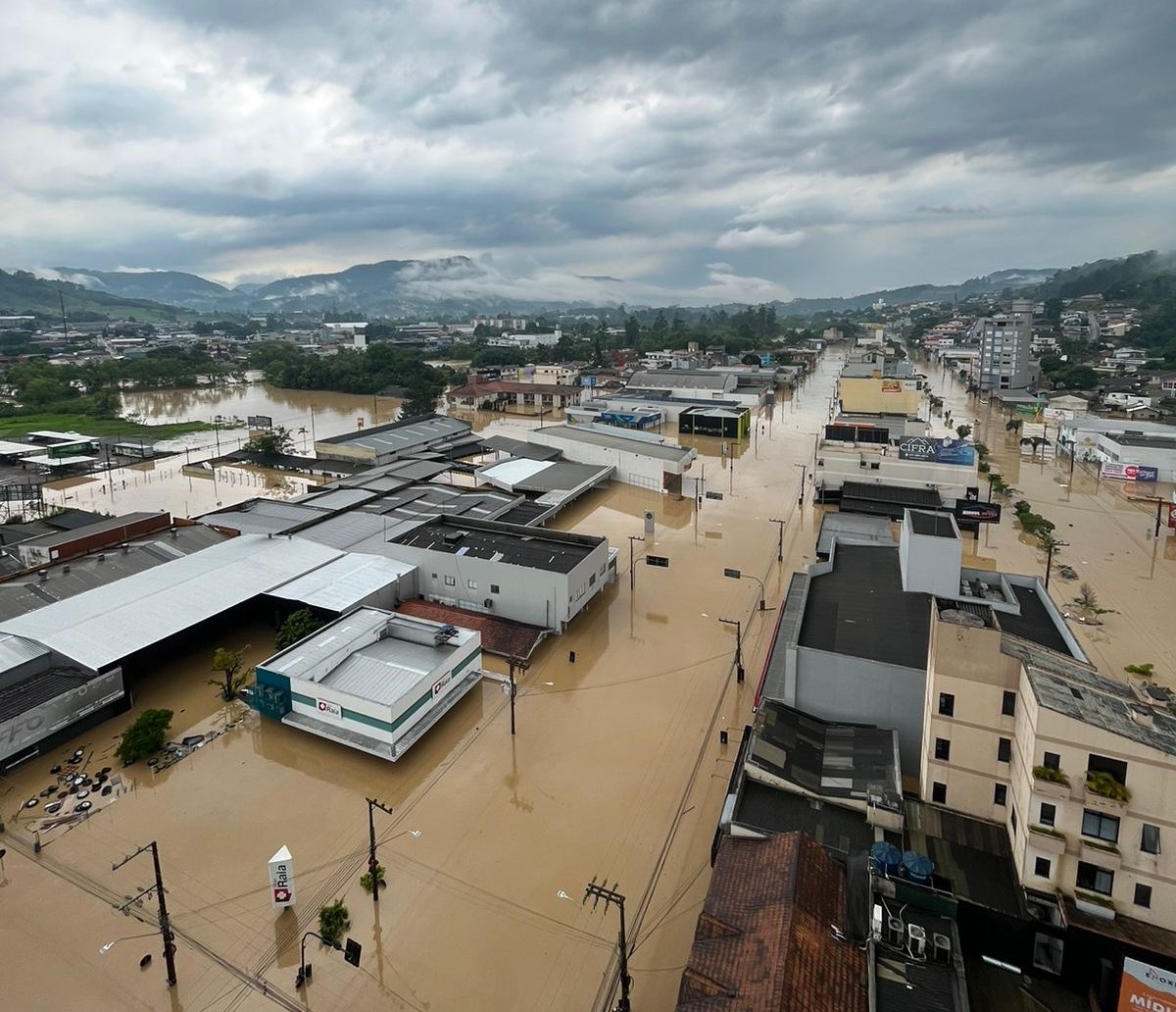 Defesa Civil de Rio do Sul altera cota de inundação já prevendo chuva desta semana