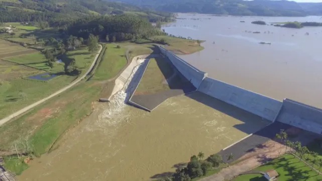 Defesa Civil vai abrir o canal extravasor da Barragem Oeste de Taió