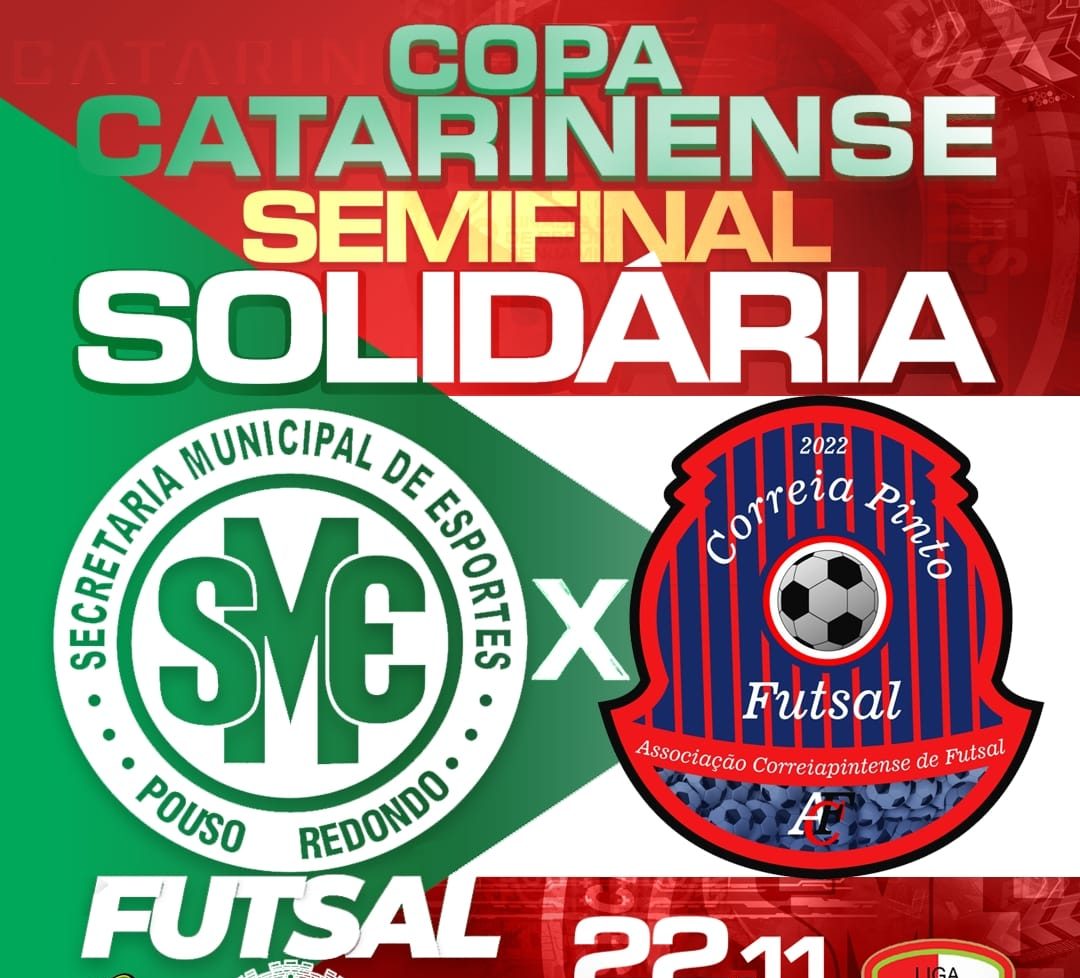Pouso Redondo Futsal disputa hoje (22) em casa o primeiro jogo das semifinais da Copa Catarinense 2023
