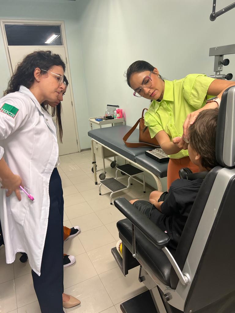 Hospital Infantil Joana de Gusmão realiza mutirão de consultas oftalmológicas