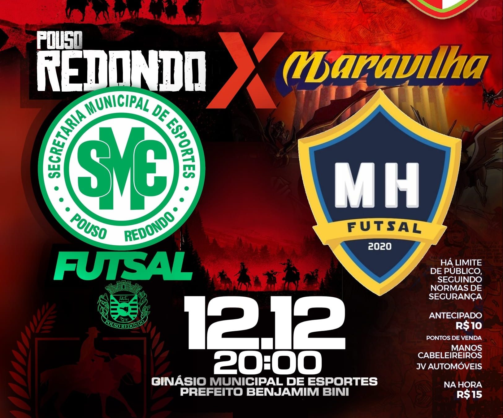 Final da Copa Catarinense de Futsal será na terça-feira (12) em Pouso Redondo
