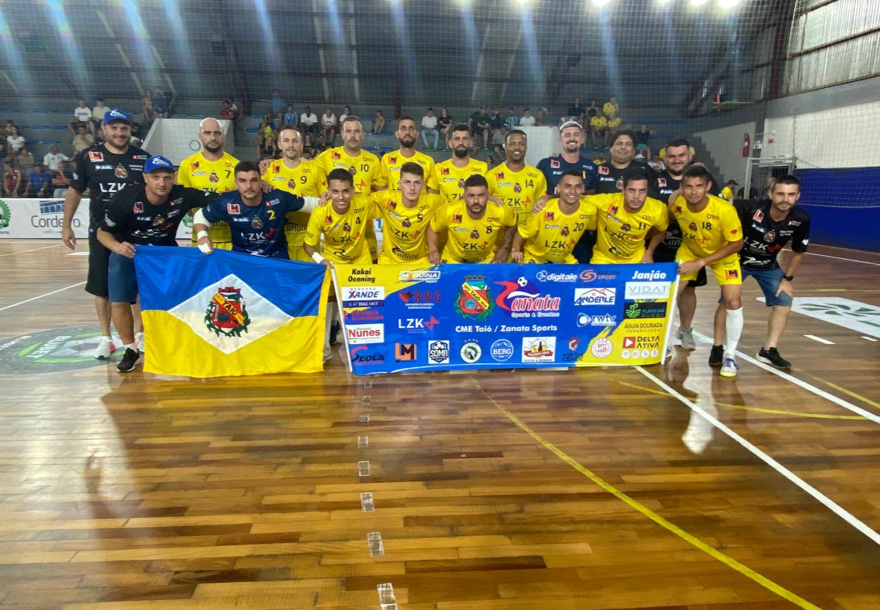 CME Taió/Zanata Sports perde na prorrogação e dá adeus ao Torneio de Verão de Futsal