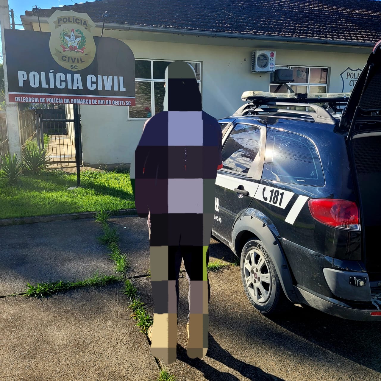 Polícia Civil cumpre mandado de prisão de traficante em Rio do Oeste
