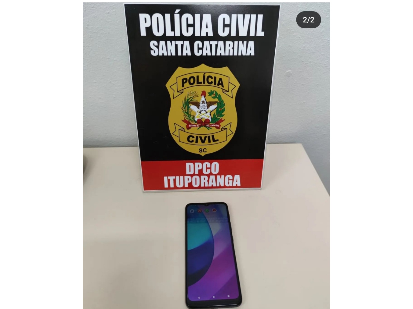 Polícia Civil recupera smartphones furtados em Ituporanga