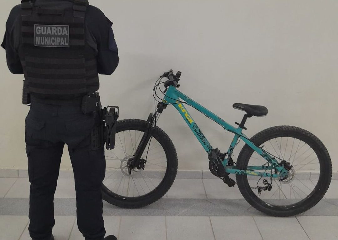Guarda Municipal recupera bicicleta furtada, em Rio do Sul