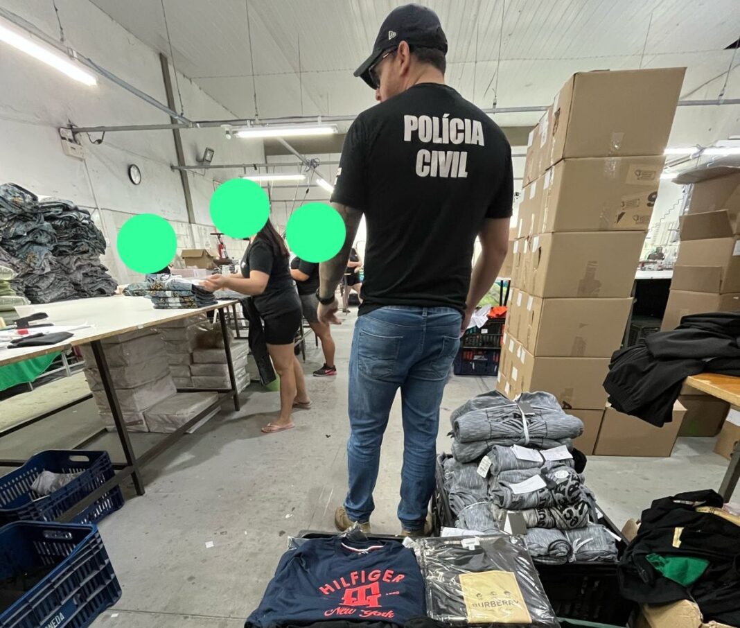 Operação policial combate falsificação e faz buscas em empresas têxteis