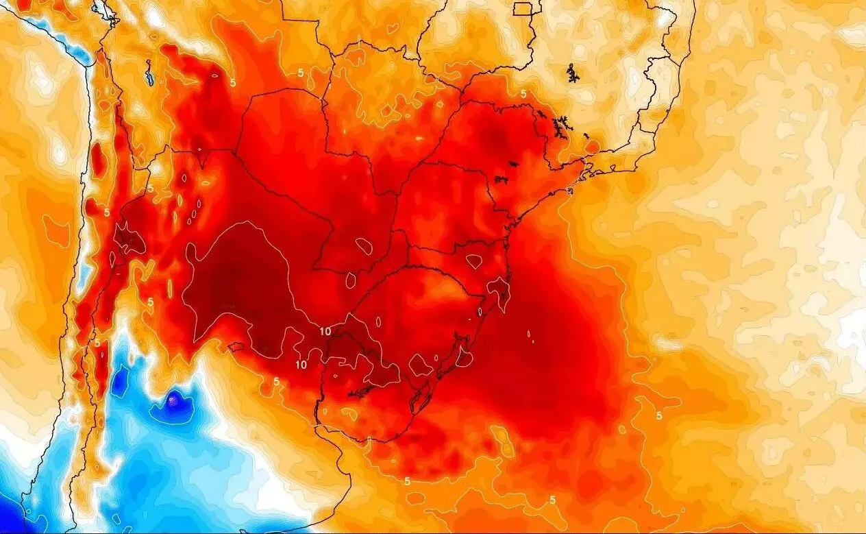 Nova onda de calor atinge Santa Catarina com máximas de até 40ºC