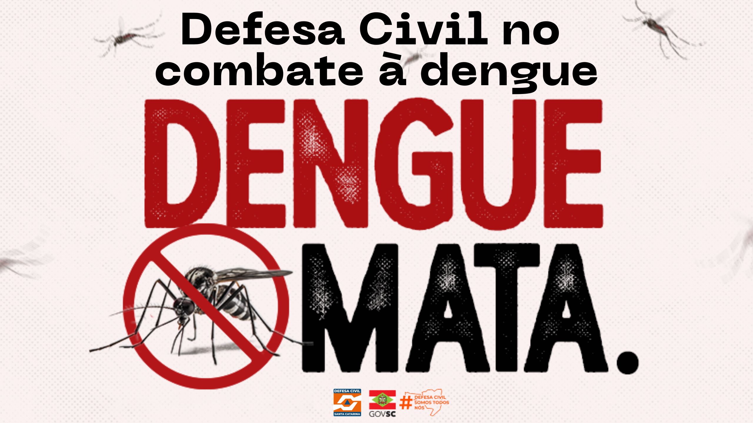Defesa Civil envia Alertas por SMS para conscientizar a população no combate à dengue