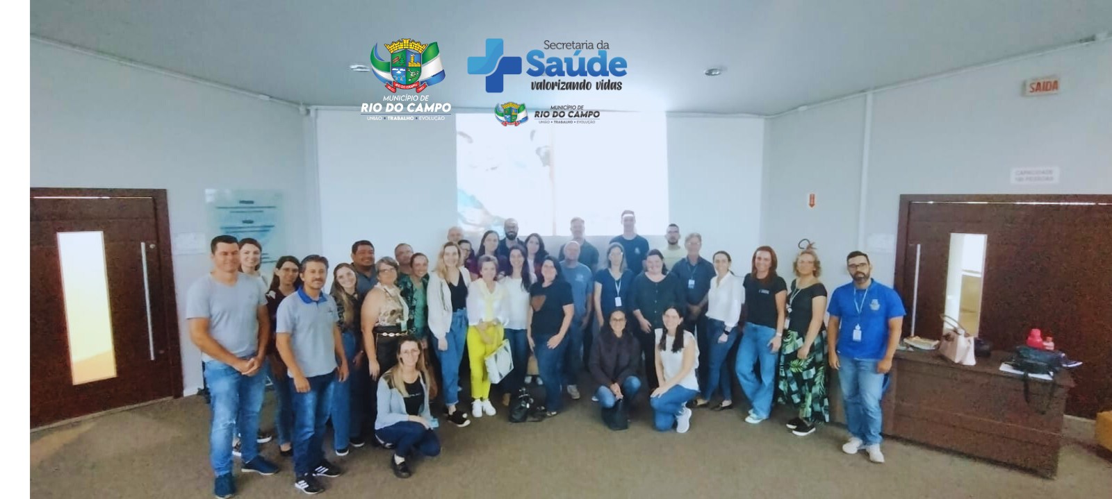 Secretaria de Saúde de Rio do Campo participa de capacitação em Rio do Sul